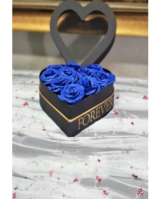 Blue soap roses