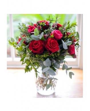 Roses and fragrant greenery