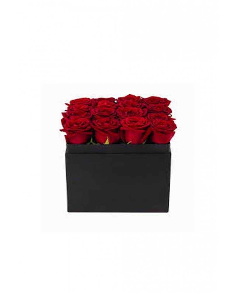 Κουτί με 16 τριαντάφυλλα