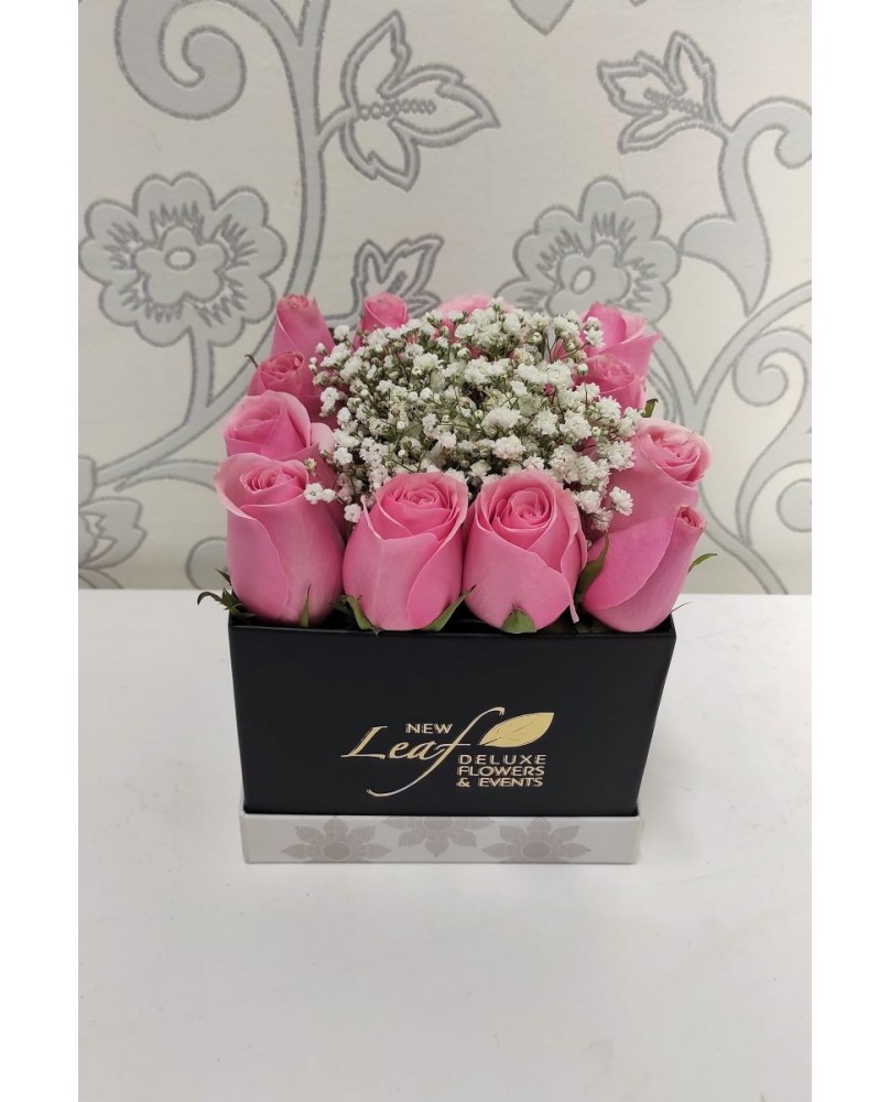 Box with Pink Roses